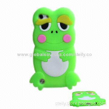 Lovely Frog Shape Silicone Case for iPod Touch 5, Available in Various Colors